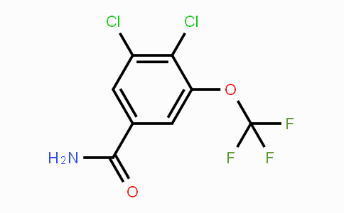 CAS No. 1706435-10-0, 3,4-Dichloro-5-(trifluoromethoxy)benzamide