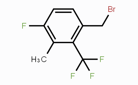 CAS No. 1706438-98-3, 4-Fluoro-3-methyl-2-(trifluoromethyl)-benzyl bromide