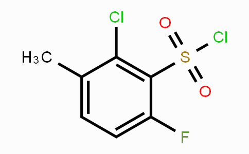 CAS No. 1706430-38-7, 2-Chloro-6-fluoro-3-methylbenzenesulfonyl chloride