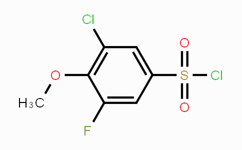 CAS No. 1706458-23-2, 3-Chloro-5-fluoro-4-methoxybenzenesulfonyl chloride
