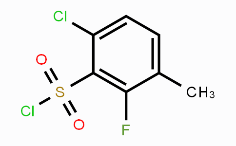 CAS No. 1706461-23-5, 6-Chloro-2-fluoro-3-methylbenzenesulfonyl chloride