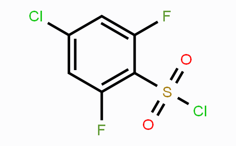 CAS No. 1208077-94-4, 4-Chloro-2,6-difluorobenzenesulfonyl chloride