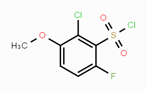 CAS No. 1706430-87-6, 2-Chloro-6-fluoro-3-methoxybenzenesulfonyl chloride