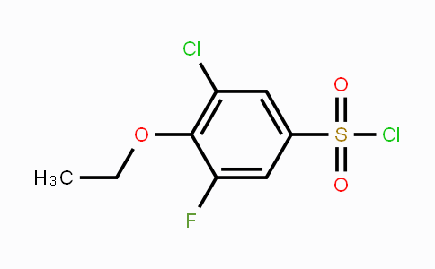 CAS No. 1706430-92-3, 3-Chloro-4-ethoxy-5-fluorobenzenesulfonyl chloride