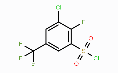 CAS No. 1706458-27-6, 3-Chloro-2-fluoro-5-(trifluoromethyl)-benzenesulfonyl chloride