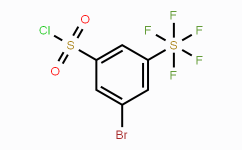 CAS No. 1706453-16-8, 3-Bromo-5-(pentafluorosulfur)-benzenesulfonyl chloride