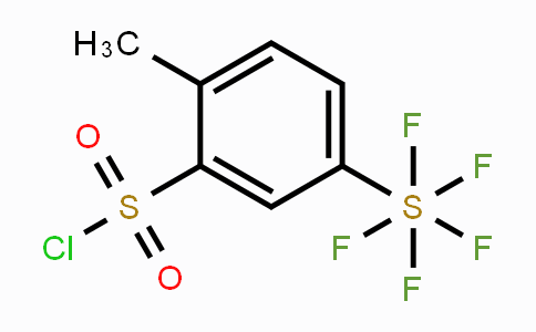 CAS No. 1706458-82-3, 2-Methyl-5-(pentafluorosulfur)-benzenesulfonyl chloride