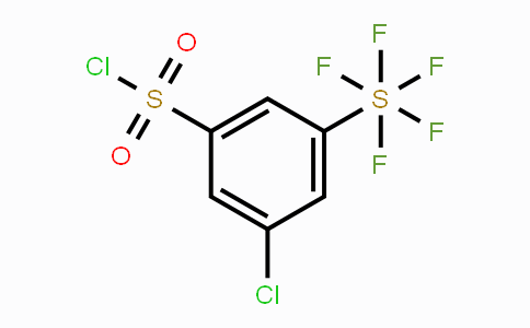CAS No. 1706462-61-4, 3-Chloro-5-(pentafluorosulfur)-benzenesulfonyl chloride