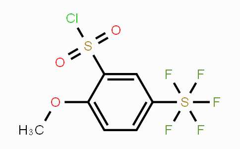 CAS No. 1706447-05-3, 2-Methoxy-5-(pentafluorosulfur)-benzenesulfonyl chloride