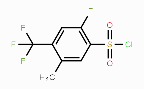 CAS No. 1706431-05-1, 2-Fluoro-5-methyl-4-(trifluoromethyl)-benzenesulfonyl chloride