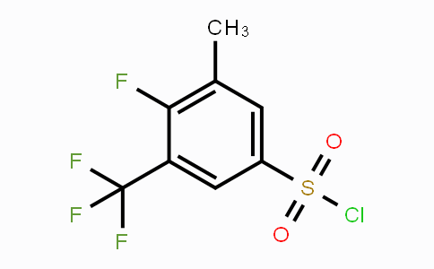 CAS No. 1706458-75-4, 4-Fluoro-3-methyl-5-(trifluoromethyl)-benzenesulfonyl chloride
