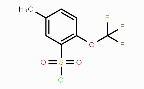 CAS No. 1261683-44-6, 5-Methyl-2-(trifluoromethoxy)-benzenesulfonyl chloride