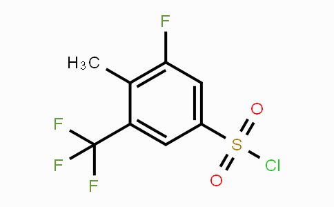CAS No. 1706451-99-1, 3-Fluoro-4-methyl-5-(trifluoromethyl)-benzenesulfonyl chloride