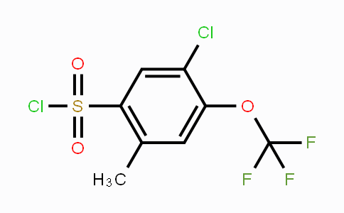 CAS No. 1706447-06-4, 5-Chloro-2-methyl-4-(trifluoromethoxy)-benzenesulfonyl chloride
