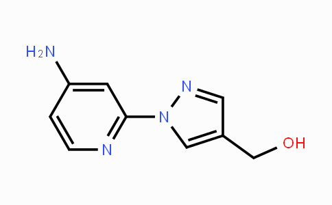 CAS No. 1624261-03-5, (1-(4-Aminopyridin-2-yl)-1H-pyrazol-4-yl)methanol