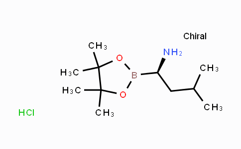 CAS No. 1243174-57-3, (R)-3-Methyl-1-(4,4,5,5-tetramethyl-1,3,2-dioxa-borolan-2-yl)butan-1-amine hydrochloride