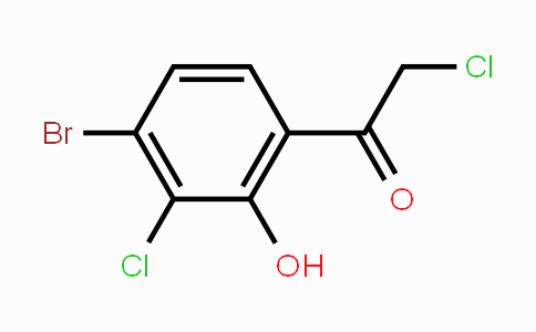 CAS No. 1706436-37-4, 1-(4-Bromo-3-chloro-2-hydroxyphenyl)-2-chloroethanone