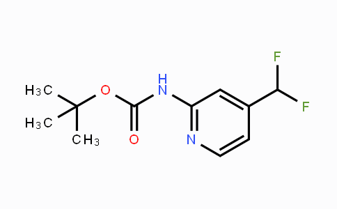 CAS No. 1419221-63-8, tert-Butyl (4-(difluoromethyl)-pyridin-2-yl)carbamate