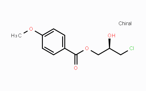 CAS No. 1253202-34-4, (R)-3-Chloro-2-hydroxypropyl 4-methoxybenzoate