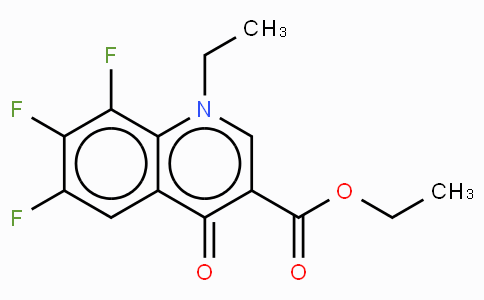 CAS No. 100501-62-0, 1-Ethyl-6,7,8-trifluoro-1,4-dihydro -4-oxohydroquinoline-3-carboxylic acid ethyl ester