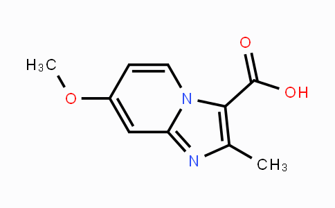 CAS No. 854515-83-6, 7-Methoxy-2-methylimidazo-[1,2-a]pyridine-3-carboxylic acid