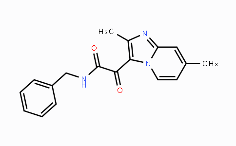 CAS No. 1300030-83-4, N-Benzyl-2-(2,7-dimethylimidazo-[1,2-a]pyridin-3-yl)-2-oxoacetamide