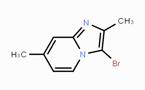 CAS No. 1335054-56-2, 3-Bromo-2,7-dimethylimidazo[1,2-a]pyridine