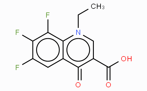 CAS No. 75338-42-0, 1-Ethy-6,7,8-trifluoro-1,4-dihydro-4-oxo-3-quinolinecarboxylicacid