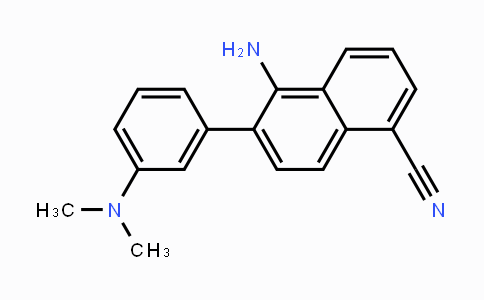 CAS No. 1240642-74-3, 5-Amino-6-(3-(dimethylamino)-phenyl)-1-naphthonitrile