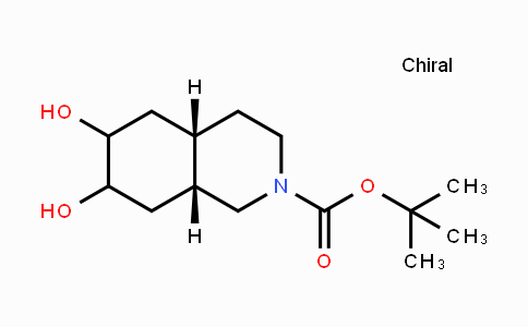CAS No. 1933786-51-6, (4AS,8aR)-tert-Butyl 6,7-dihydroxyoctahydro-isoquinoline-2(1H)-carboxylate