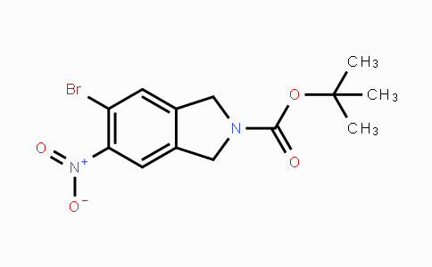 CAS No. 1624261-08-0, tert-Butyl 5-bromo-6-nitroisoindoline-2-carboxylate