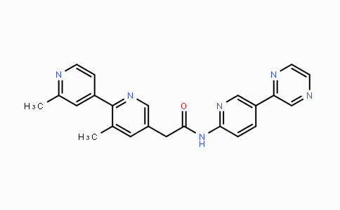 CAS No. 1243244-14-5, 2-(2',3-Dimethyl-[2,4'-bipyridin]-5-yl)-N-(5-(pyrazin-2-yl)pyridin-2-yl)acetamide