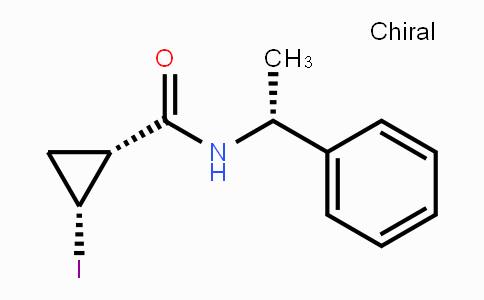 CAS No. 1951425-21-0, (1R,2R)-2-Iodo-N-((R)-1-phenylethyl)-cyclopropanecarboxamide