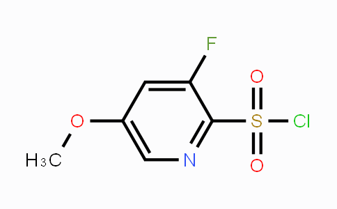 CAS No. 1261870-77-2, 3-Fluoro-5-methoxypyridine-2-sulfonyl chloride