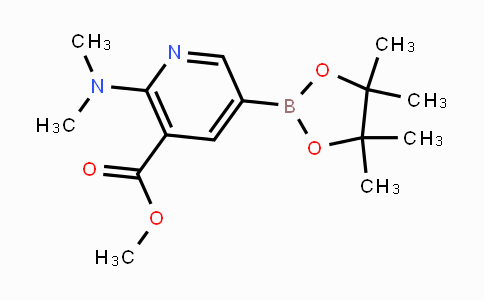 Methyl 2-(dimethylamino)-5-(4,4,5,5-tetramethyl-1,3,2-dioxaborolan-2-yl)nicotinate