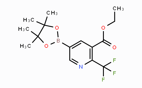 Ethyl 5-(4,4,5,5-tetramethyl-1,3,2-dioxaborolan-2-yl)-2-(trifluoromethyl)nicotinate