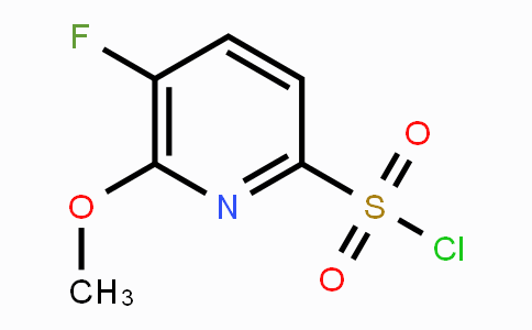 CAS No. 1261783-55-4, 5-Fluoro-6-methoxypyridine-2-sulfonyl chloride