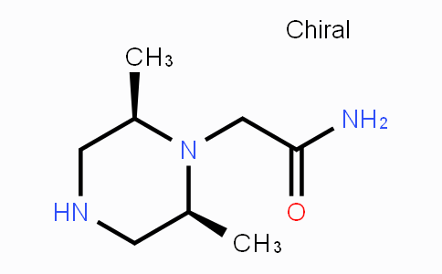 CAS No. 1148003-52-4, 2-[(2R,6S)-2,6-Dimethylpiperazin-1-yl]acetamide