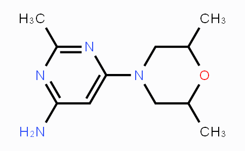 CAS No. 1023818-09-8, 6-(2,6-Dimethylmorpholino)-2-methylpyrimidin-4-amine