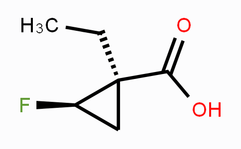 CAS No. 1706430-77-4, cis-1-Ethyl-2-fluorocyclopropanecarboxylic acid