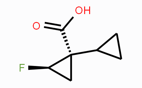 CAS No. 1706436-39-6, trans-2-Fluoro-[1,1'-bi(cyclopropane)]-1-carboxylic acid