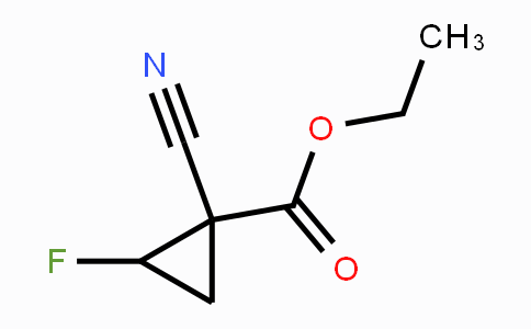CAS No. 1706439-33-9, Ethyl 1-cyano-2-fluorocyclopropanecarboxylate