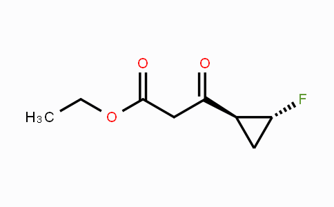 CAS No. 1706439-37-3, trans-Ethyl-2-fluorocyclopropyl)-3-oxopropanoate