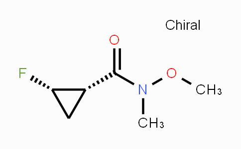 CAS No. 1706463-45-7, cis-2-Fluoro-N-methoxy-N-methylcyclopropane-carboxamide