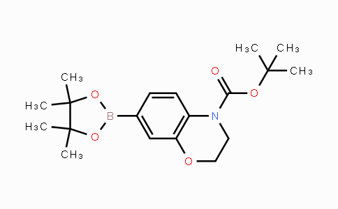 CAS No. 1467057-57-3, tert-Butyl 7-(4,4,5,5-tetramethyl-1,3,2-dioxaborolan-2-yl)-2H-benzo[b][1,4]oxazine-4(3H)-carboxylate
