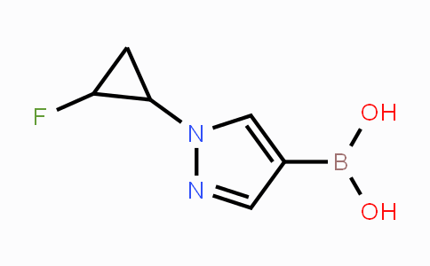 (1-(2-Fluorocyclopropyl)-1H-pyrazol-4-yl)boronic acid