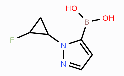 (1-(2-Fluorocyclopropyl)-1H-pyrazol-5-yl)boronic acid