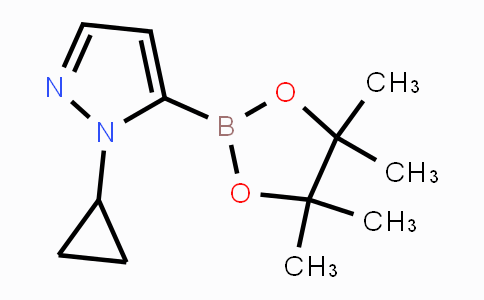 CAS No. 2123477-78-9, 1-Cyclopropyl-5-(4,4,5,5-tetramethyl-1,3,2-dioxaborolan-2-yl)-1H-pyrazole