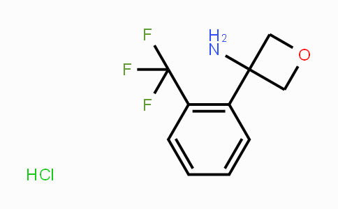 CAS No. 1349715-87-2, 3-(2-(Trifluoromethyl)phenyl)-oxetan-3-amine hydrochloride