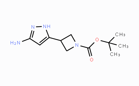 CAS No. 1346674-11-0, tert-Butyl 3-(3-amino-1H-pyrazol-5-yl)azetidine-1-carboxylate